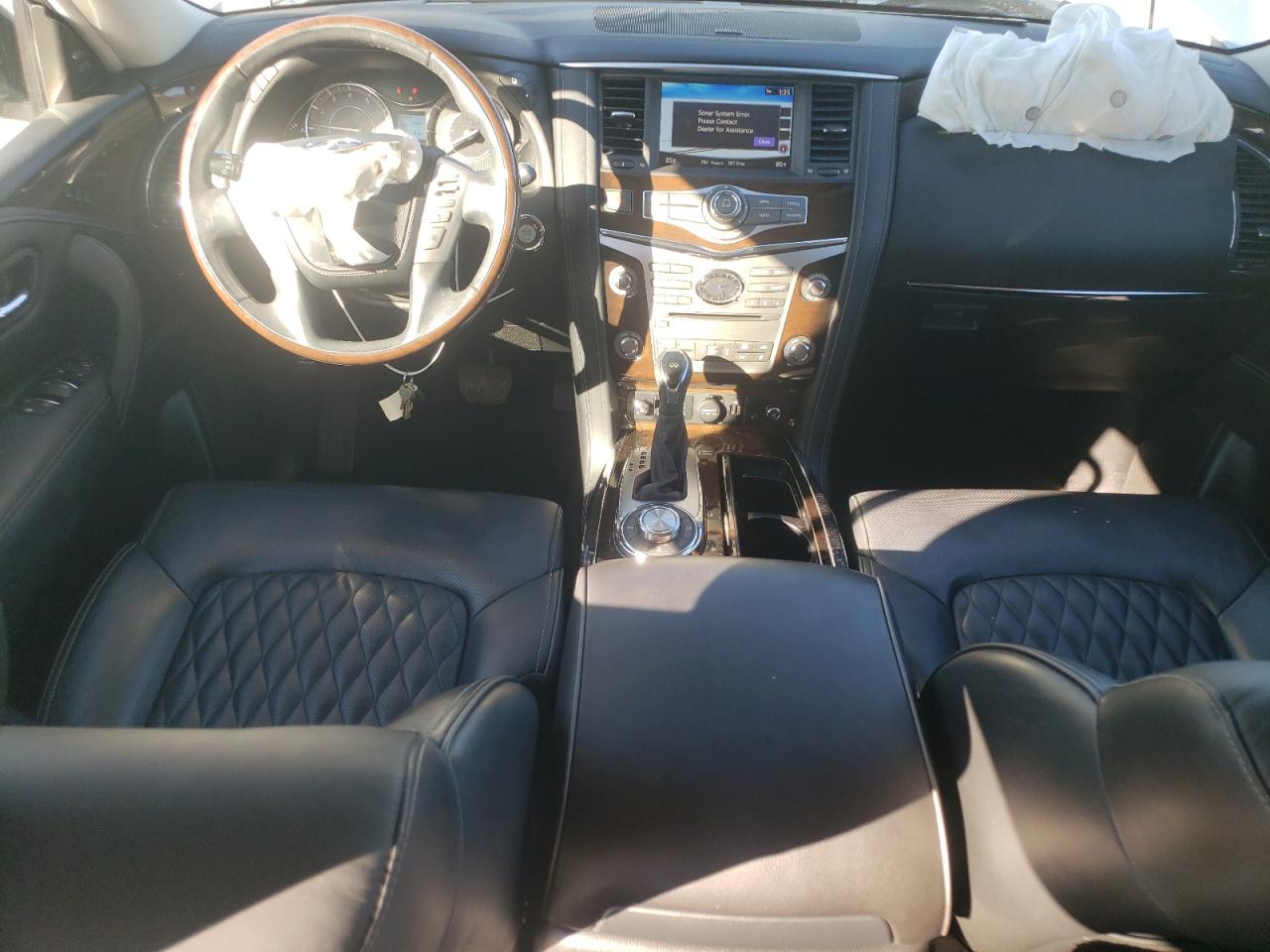 2019 Infiniti QX80 VIN JN8AZ2NE0K9228223 Copart auction photo, front end damage thumbnail 8
