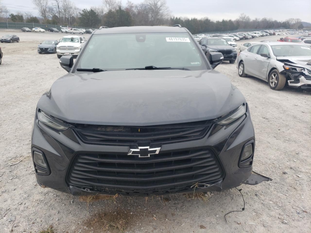 2021 Chevrolet Blazer VIN 3GNKBCRS9MS536556 Copart auction photo, front end / rear end damage thumbnail 5