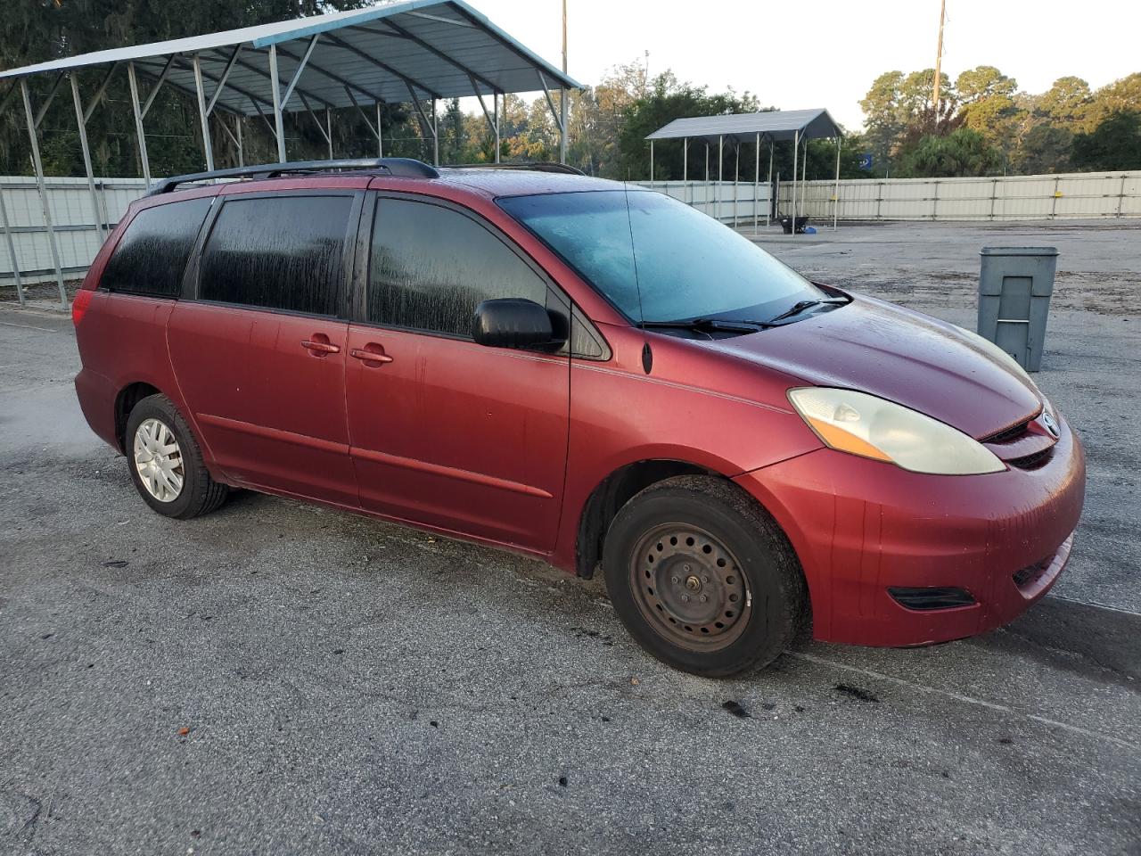 2006 Toyota Sienna VIN 5TDZA23C06S395017 Copart auction photo, front end / side damage thumbnail 4