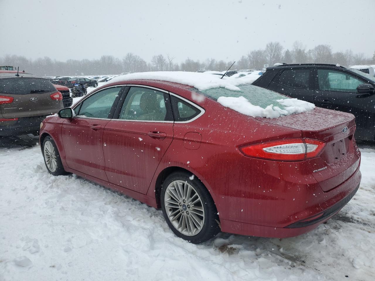 2014 Ford Fusion VIN 3FA6P0HD6ER385171 Copart auction photo, front end / mechanical damage thumbnail 2