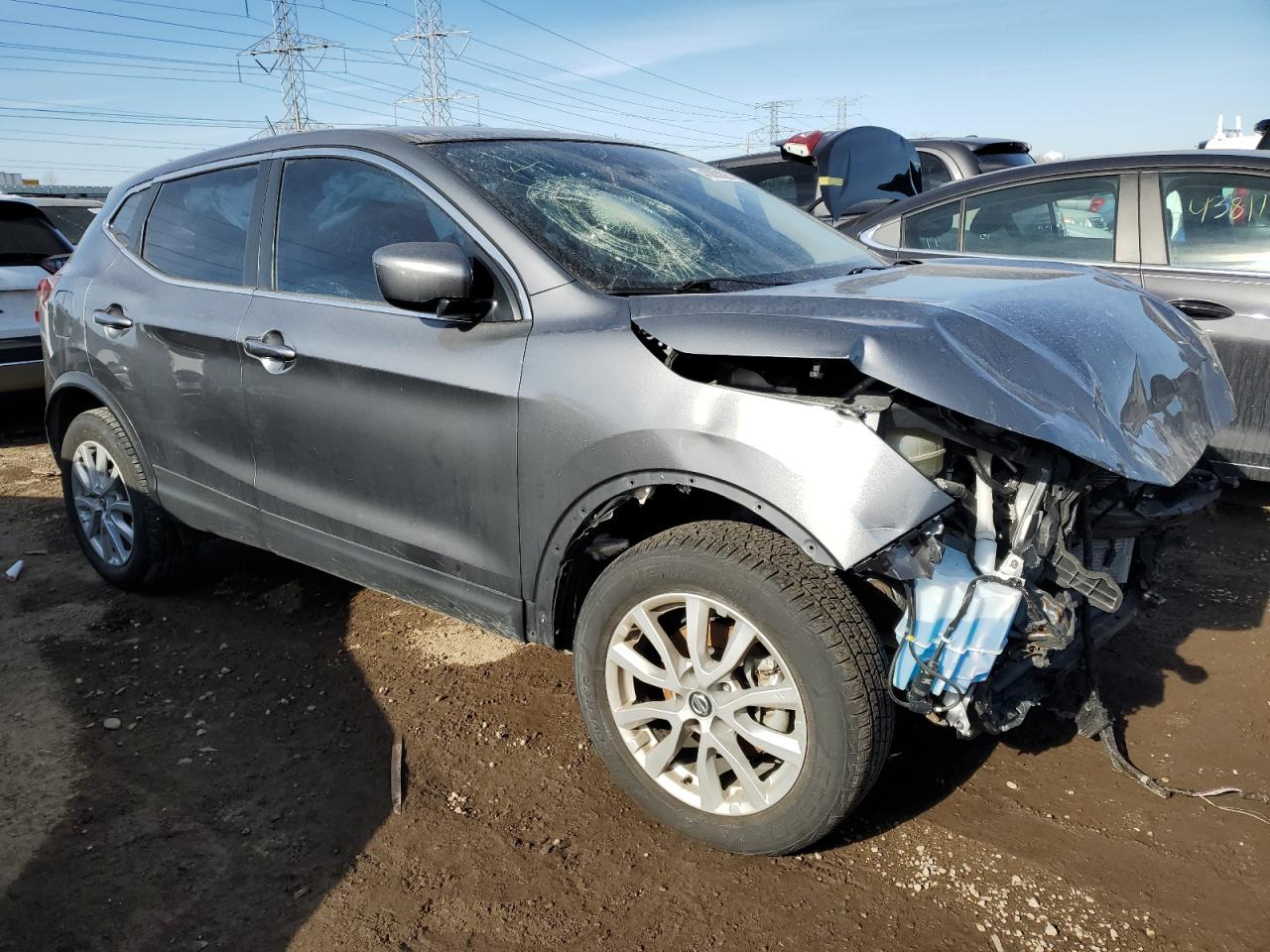 2021 Nissan Rogue VIN JN1BJ1AW1MW438157 Copart auction photo, front end / mechanical damage thumbnail 4