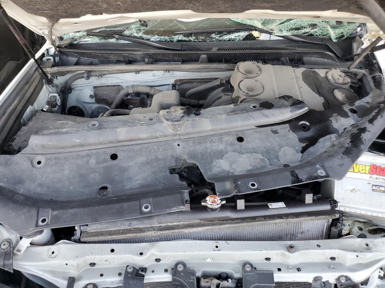 2021 Toyota 4Runner VIN JTERU5JR4M5843421 Copart auction photo, rollover damage thumbnail 12