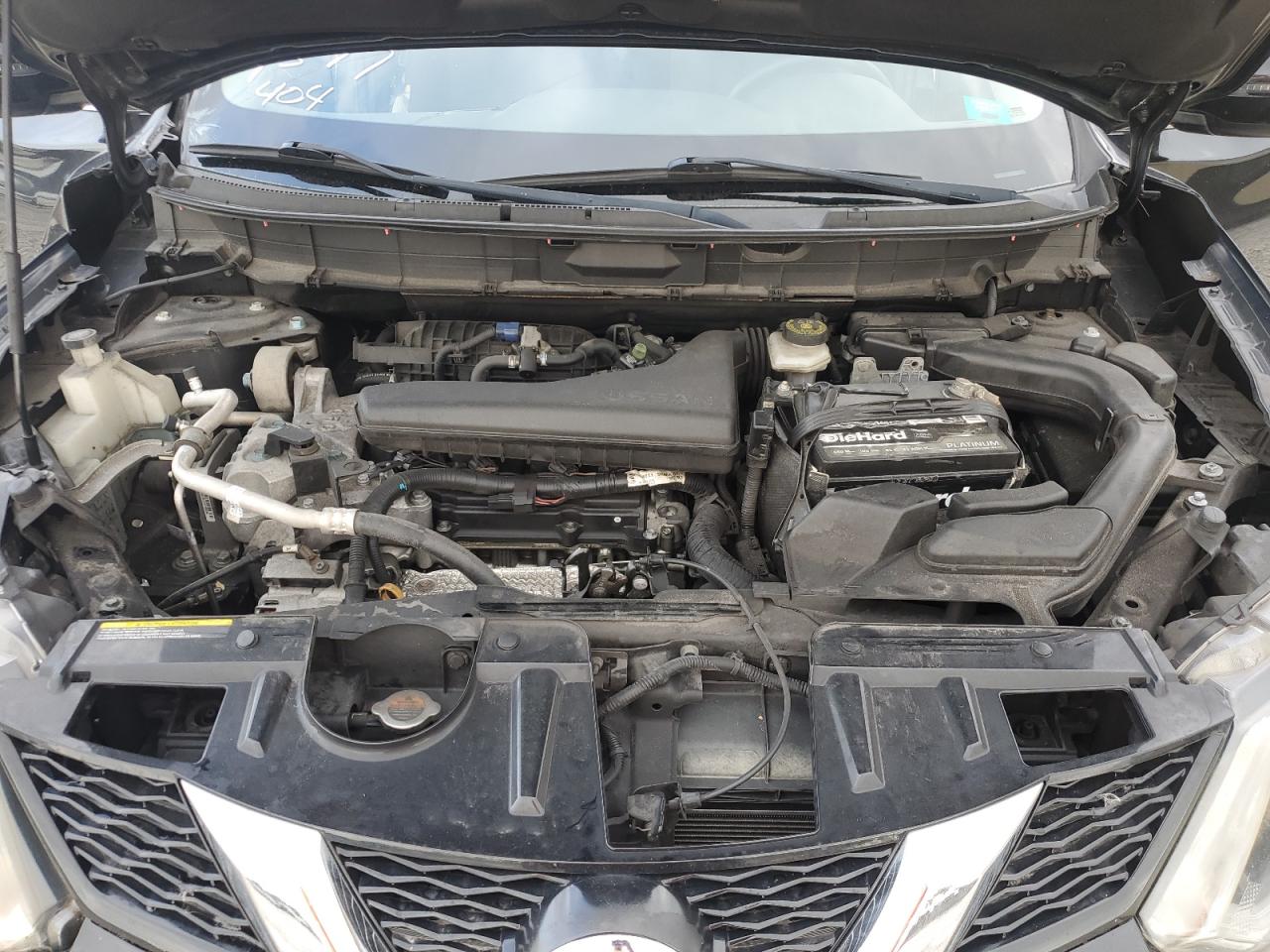 2016 Nissan Rogue VIN KNMAT2MT5GP679597 Copart auction photo, front end / undercarriage damage thumbnail 14