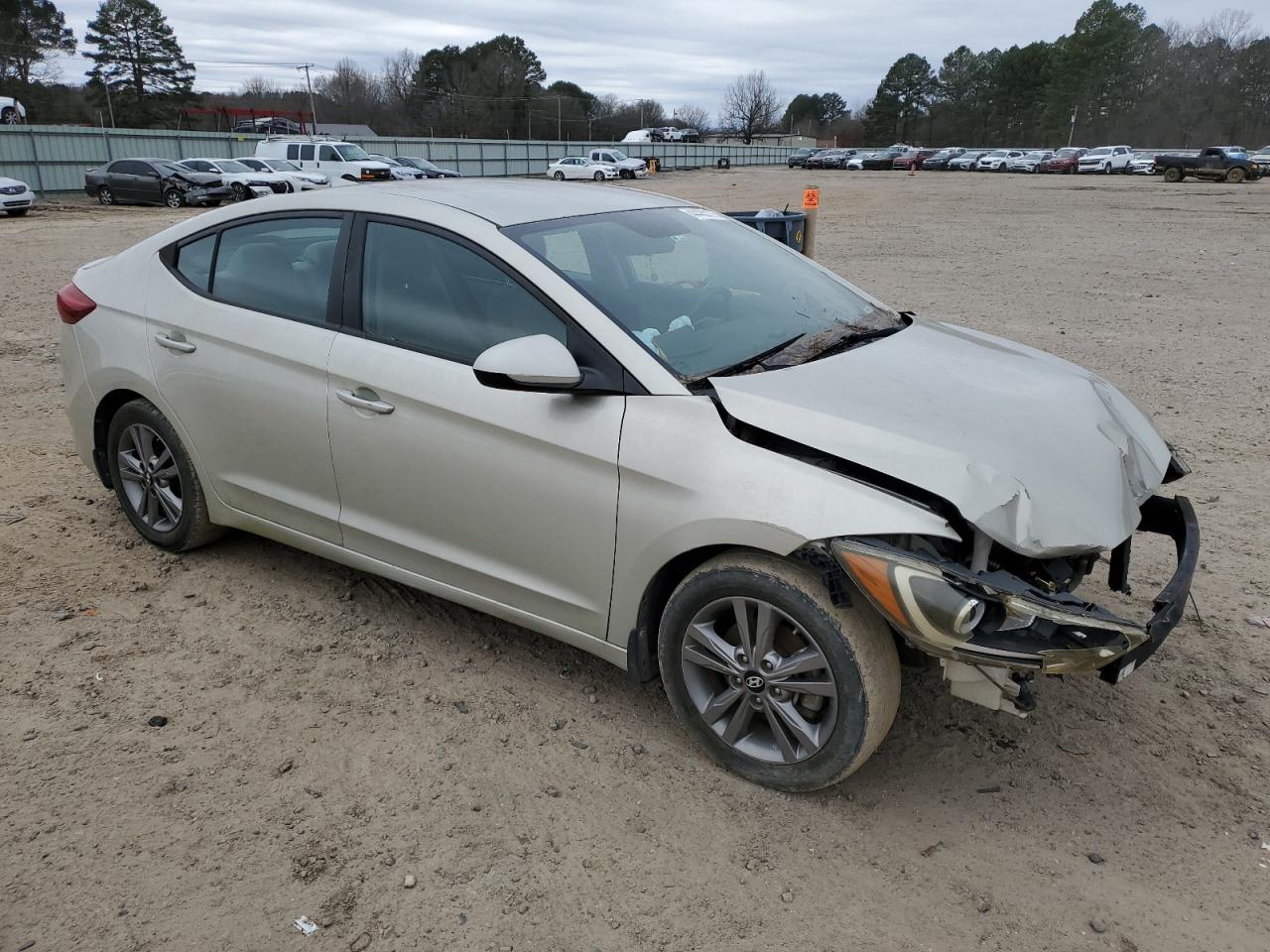 2017 Hyundai Elantra VIN 5NPD84LF9HH200021 Copart auction photo, front end / minor dent/scratches damage thumbnail 4