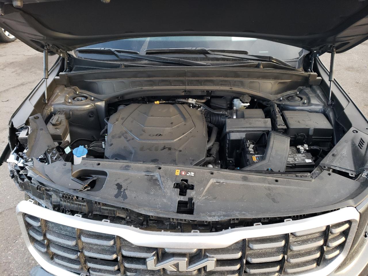 2024 KIA Telluride VIN 5XYP5DGC5RG411781 Copart auction photo, front end / side damage thumbnail 12