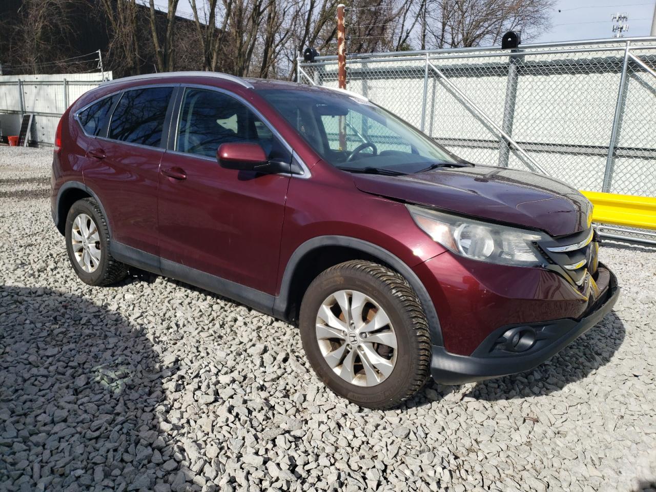 2014 Honda CR-V VIN 5J6RM4H71EL107689 Copart auction photo, front end / rear end damage thumbnail 4