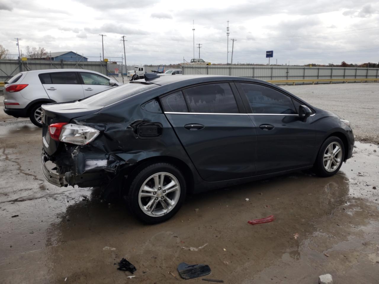 2017 Chevrolet Cruze VIN 1G1BE5SM0H7142495 Copart auction photo, rear end damage thumbnail 3