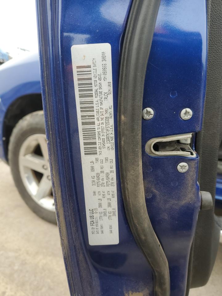 2015 RAM 1500 VIN 1C6RR7KT0FS725339 Copart auction photo, rear end / side damage thumbnail 12