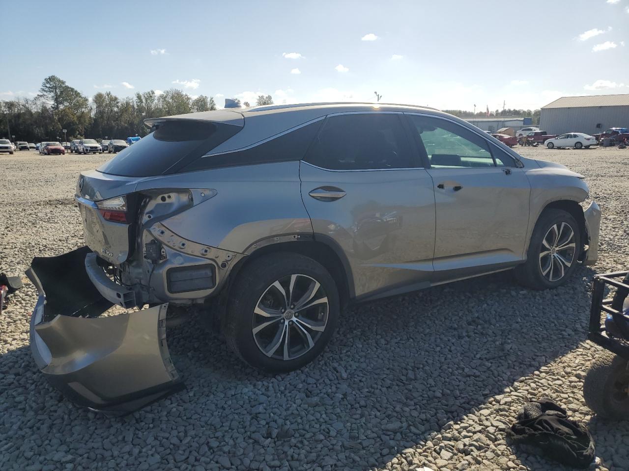2017 Lexus RX VIN 2T2BZMCAXHC123523 Copart auction photo, partial repair damage thumbnail 3