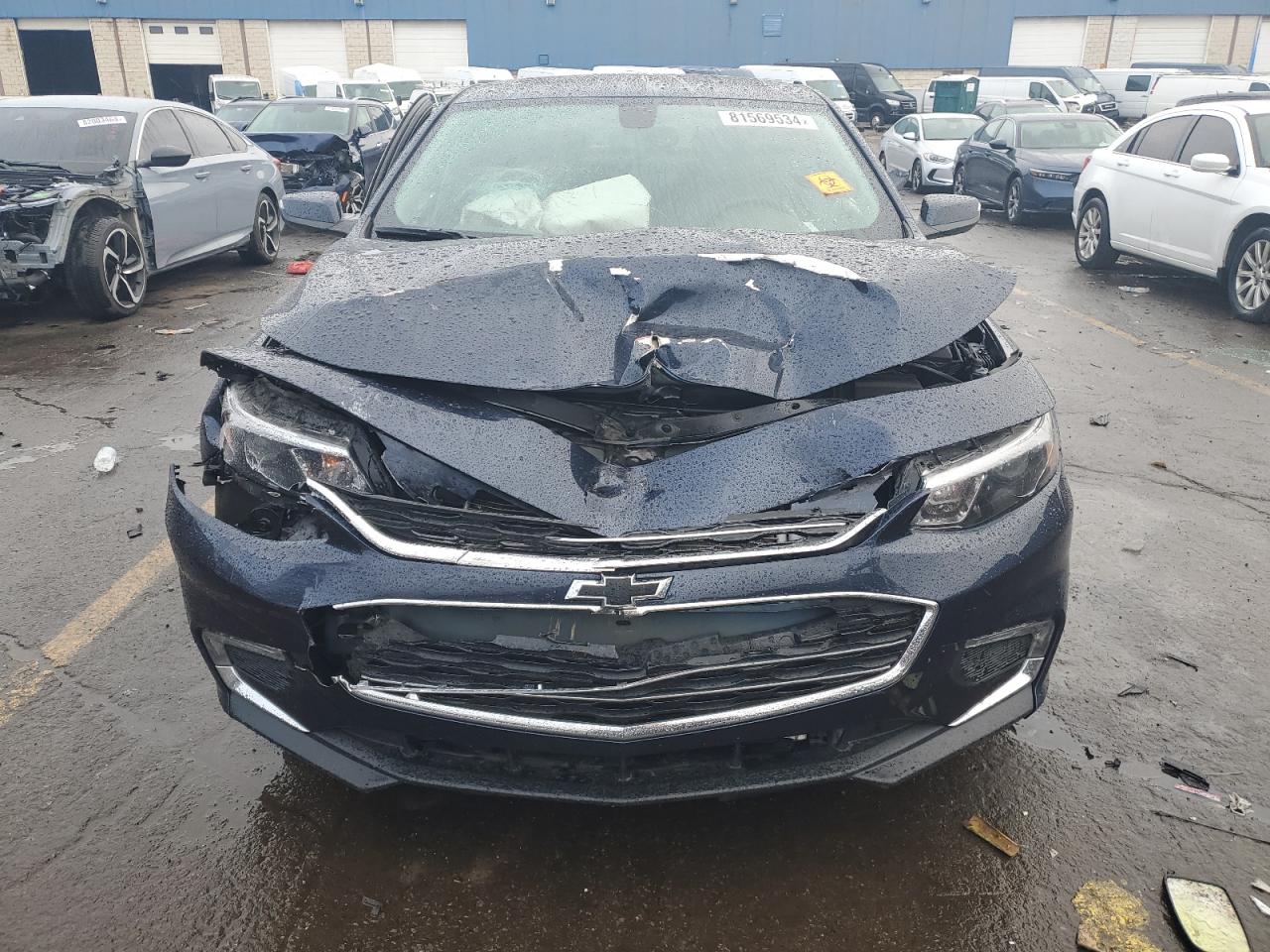 2018 Chevrolet Malibu VIN 1G1ZE5SXXJF198920 Copart auction photo, front end / side damage thumbnail 5