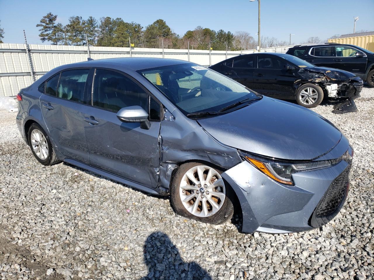 2022 Toyota Corolla VIN JTDVPMAE0NJ230089 Copart auction photo, front end / side damage thumbnail 4