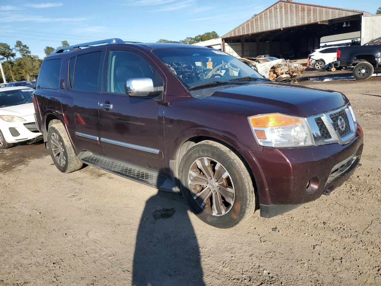 2015 Nissan Armada VIN 5N1AA0ND2FN619154 Copart auction photo, all over damage thumbnail 4
