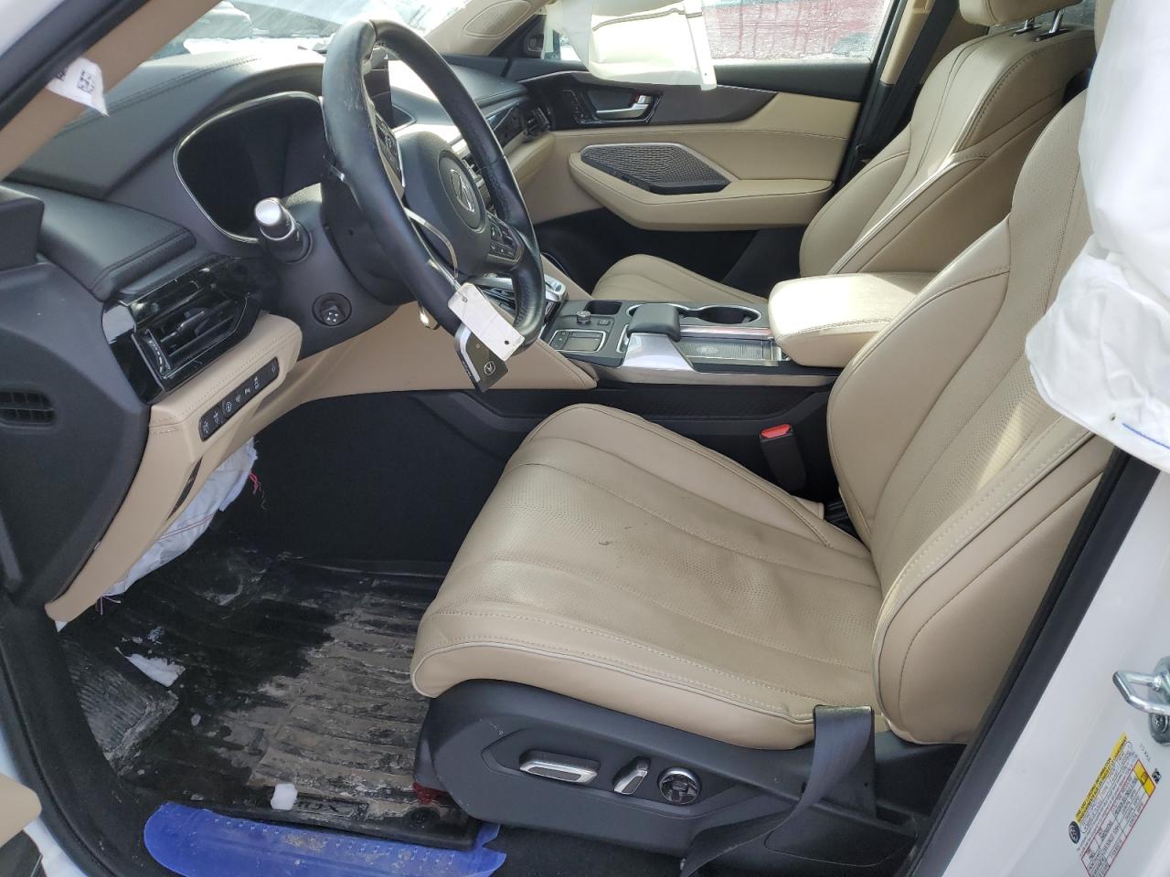 2023 Acura MDX VIN 5J8YE1H89PL802254 Copart auction photo, front end / side damage thumbnail 7