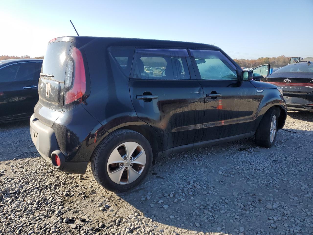 2016 KIA Soul VIN KNDJN2A27G7352155 Copart auction photo, rear end damage thumbnail 3