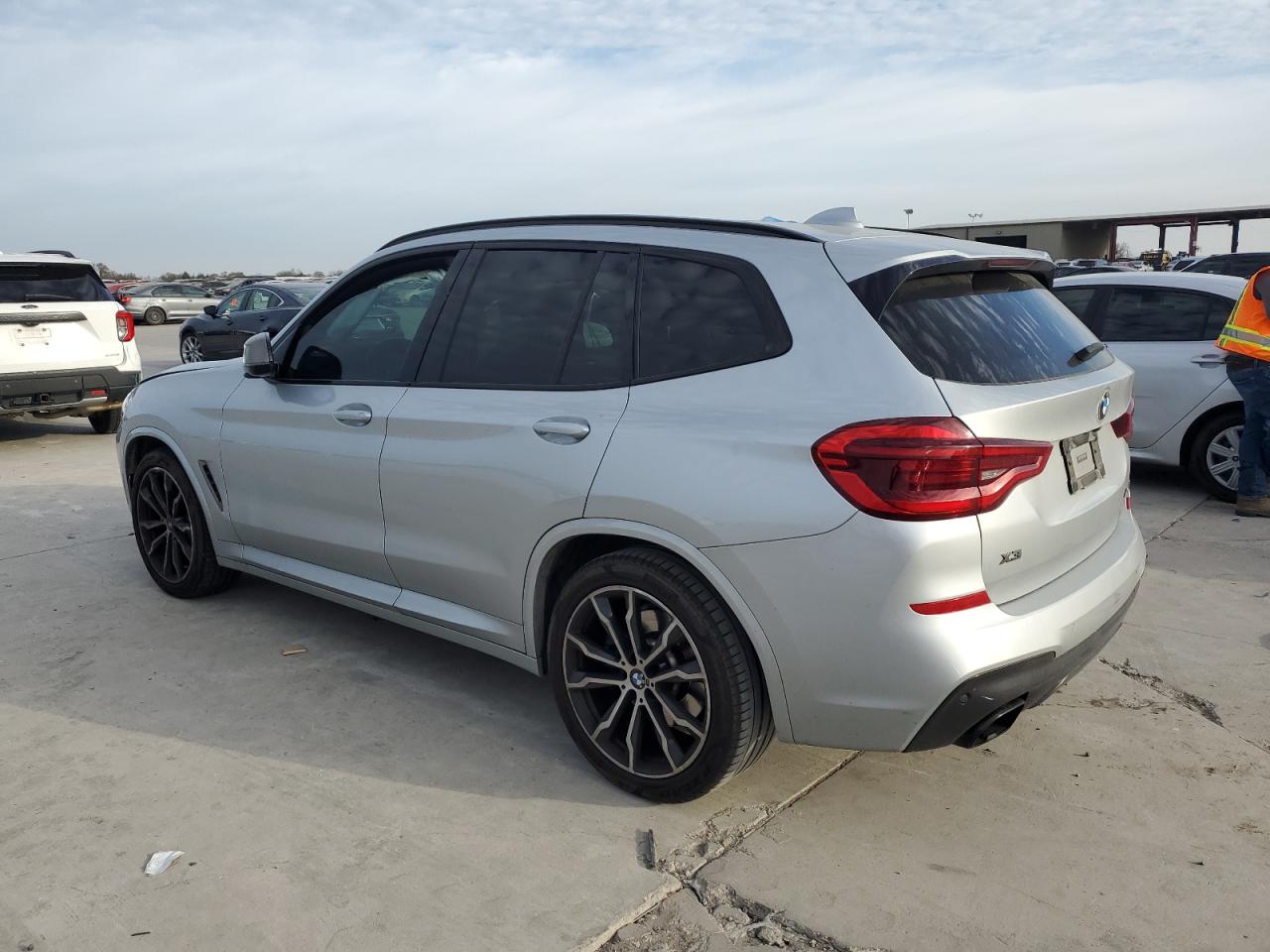 2019 BMW X3 VIN 5UXTS3C50K0Z06537 Copart auction photo, side damage thumbnail 2