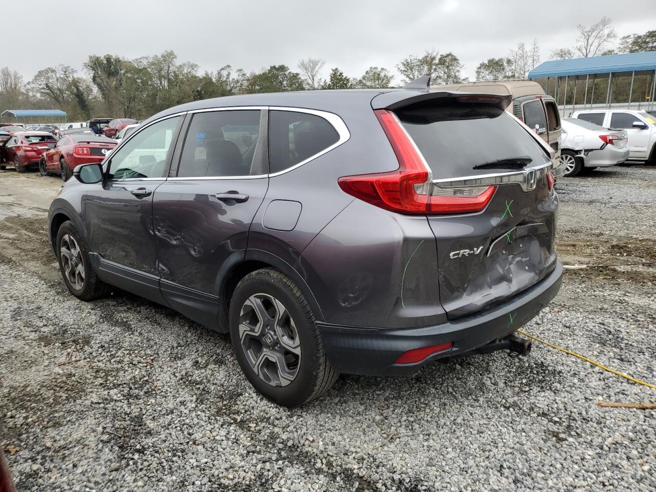 2018 Honda CR-V VIN 7FARW1H57JE004131 Copart auction photo, rear end damage thumbnail 2