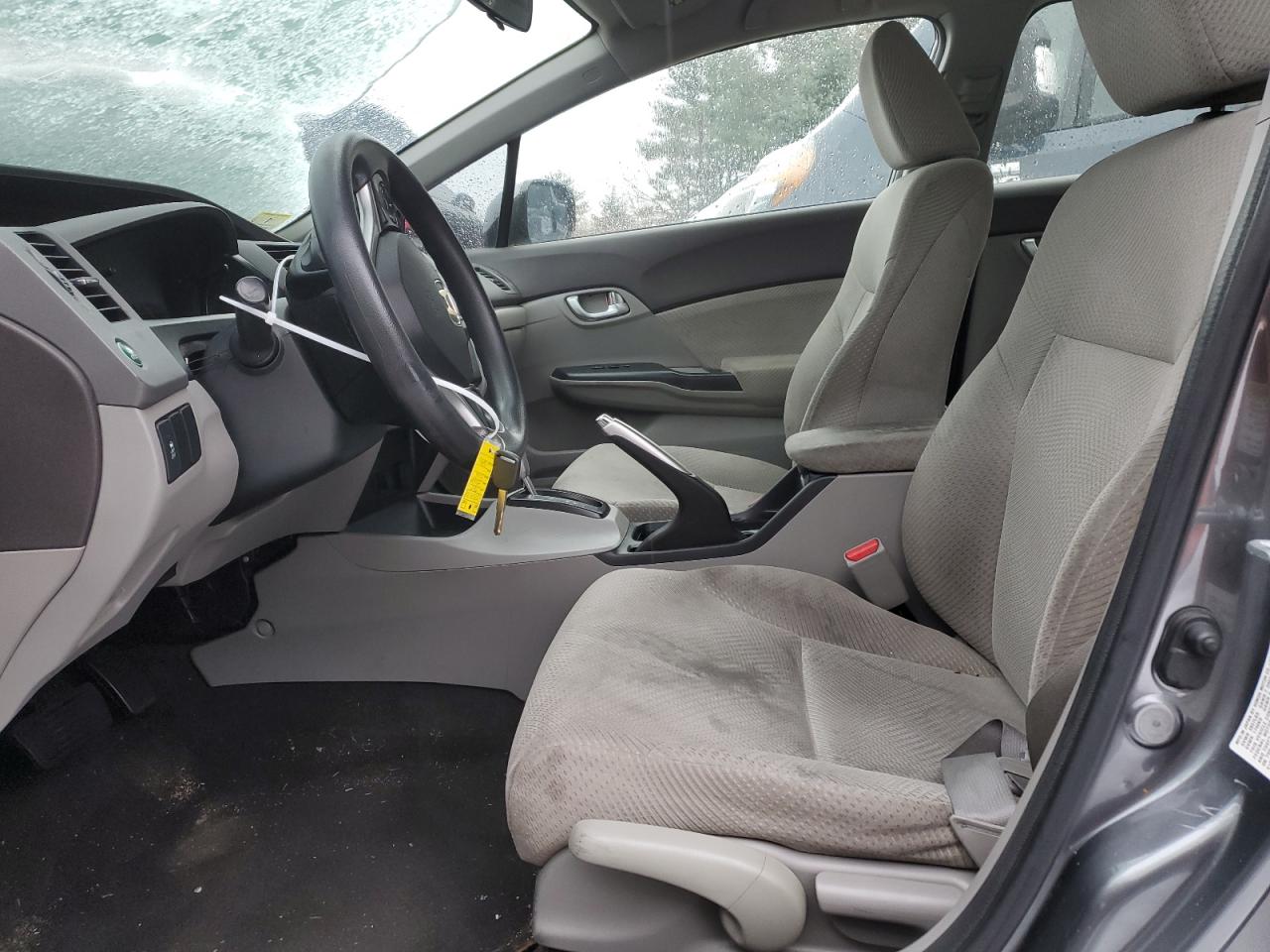 2012 Honda Civic VIN JHMFB4F29CS007217 Copart auction photo, front end / side damage thumbnail 7