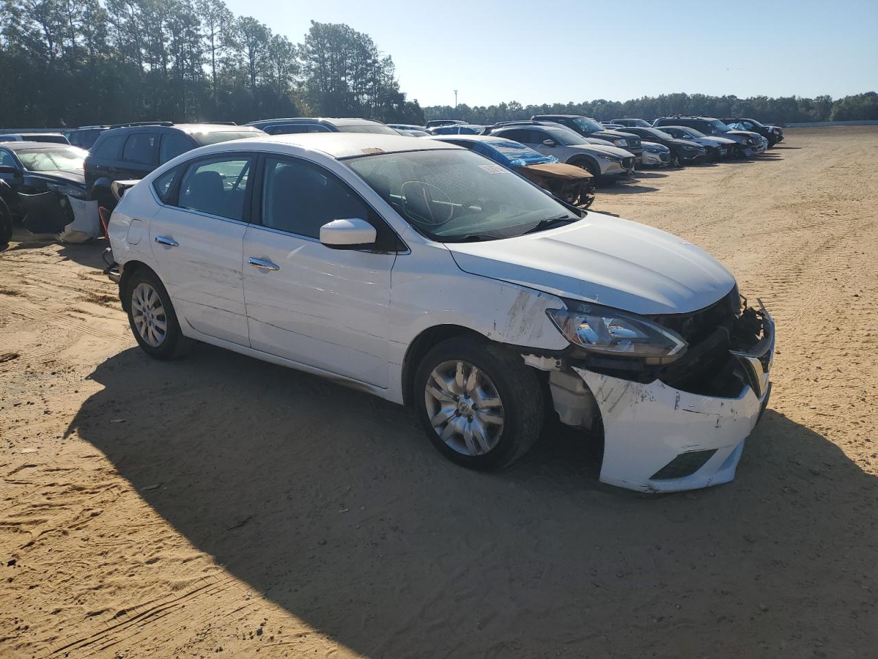 2016 Nissan Sentra VIN 3N1AB7AP6GY284613 Copart auction photo, rear end / front end damage thumbnail 4