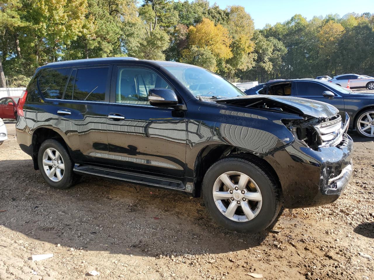 2011 Lexus GX VIN JTJBM7FX0B5025445 Copart auction photo, front end / rear end damage thumbnail 4