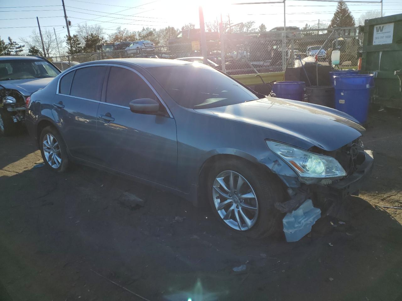 2009 Infiniti G VIN JNKCV61F49M364219 Copart auction photo, front end damage thumbnail 4