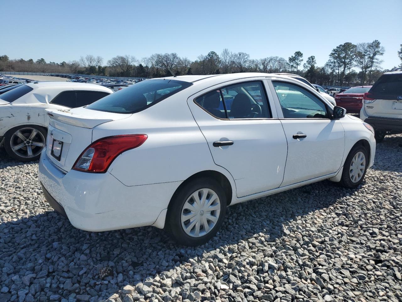 2019 Nissan Versa VIN 3N1CN7AP9KL836627 Copart auction photo, top/roof damage thumbnail 3