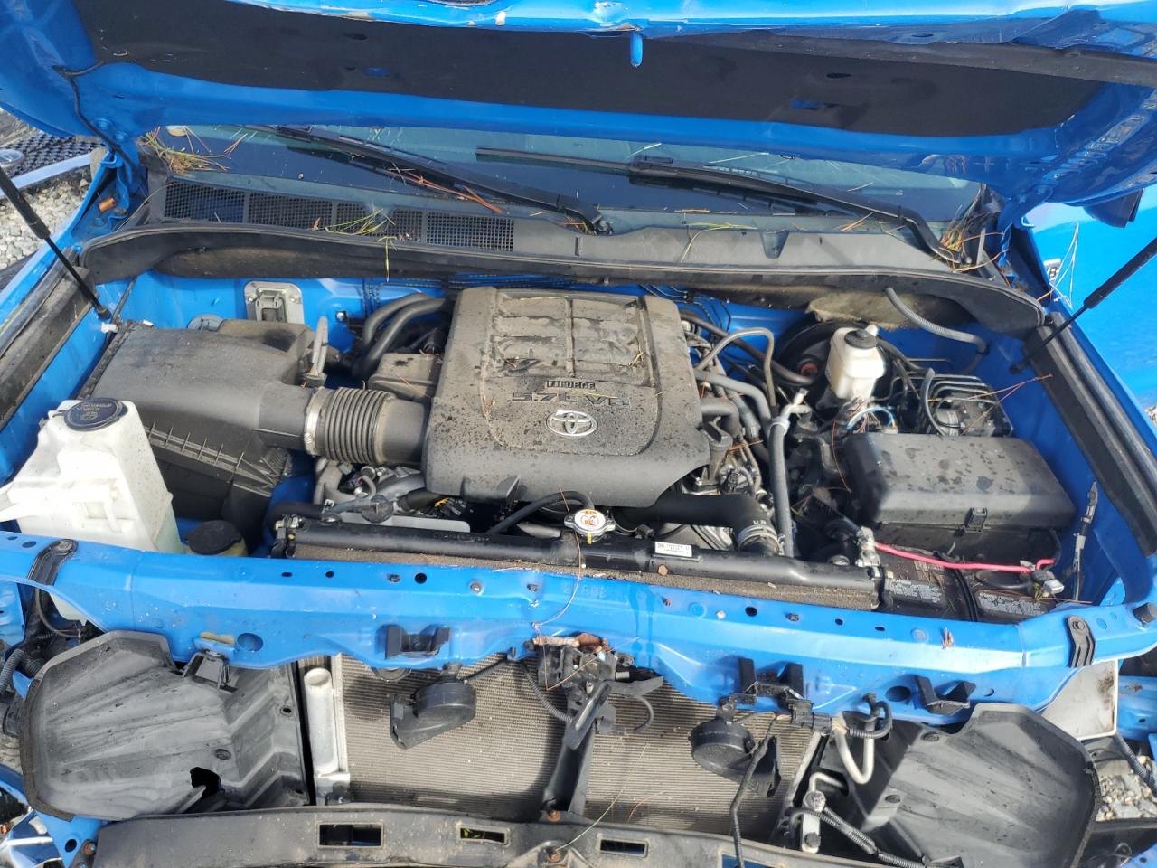 2021 Toyota Tundra VIN 5TFUY5F18MX983255 Copart auction photo, all over damage thumbnail 12