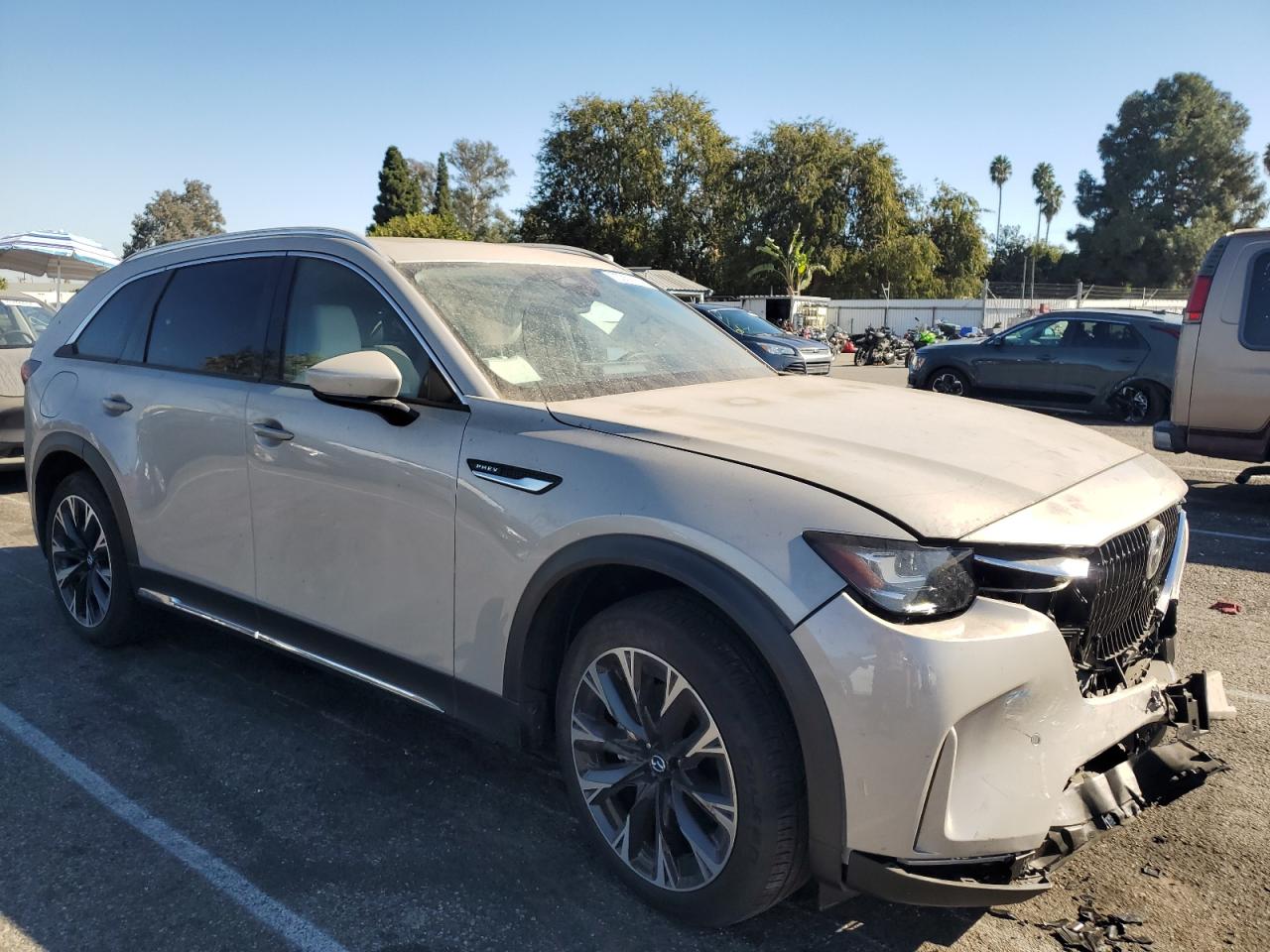 2024 Mazda CX-90 VIN JM3KKEHA0R1145468 Copart auction photo, front end damage thumbnail 4