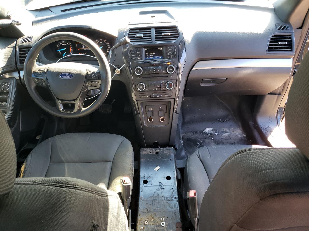 2017 Ford Explorer VIN 1FM5K8AR9HGC35054 Copart auction photo, side / rear end damage thumbnail 8