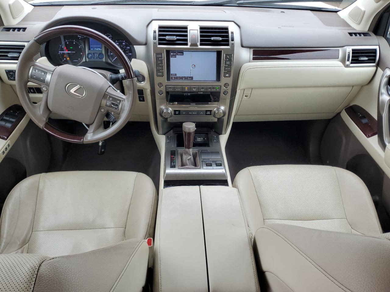 2019 Lexus GX VIN JTJBM7FX5K5222871 Copart auction photo, front end damage thumbnail 8