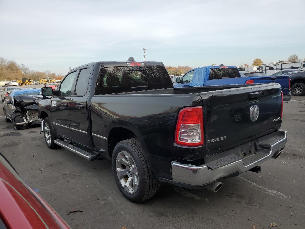 2021 RAM 1500 VIN 1C6SRFBT5MN788329 Copart auction photo, front end / rear end damage thumbnail 2