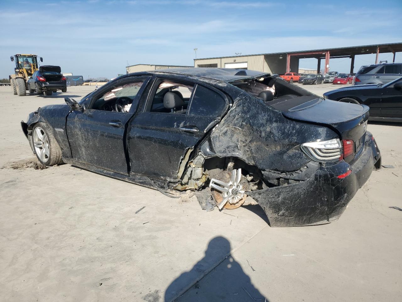2015 BMW 5er VIN WBA5B1C55FG126364 Copart auction photo, all over damage thumbnail 2