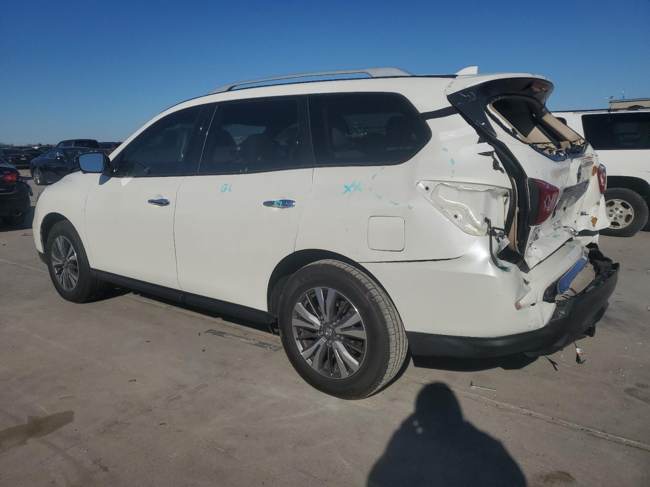 2020 Nissan Pathfinder VIN 5N1DR2CN8LC595222 Copart auction photo, rear end damage thumbnail 2