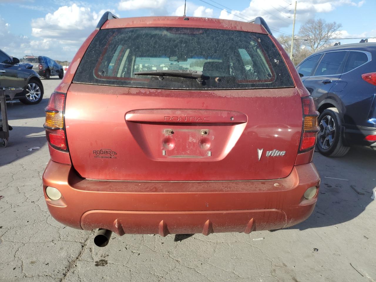 2005 Pontiac Vibe VIN 5Y2SL63875Z429501 Copart auction photo, all over damage thumbnail 6