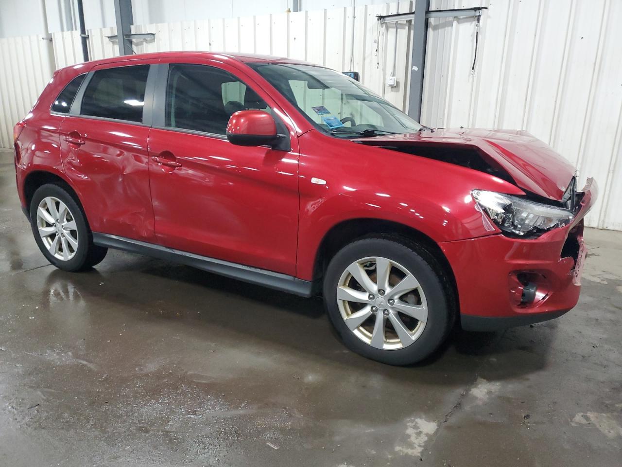 2015 Mitsubishi Outlander VIN 4A4AR3AU3FE046228 Copart auction photo, rear end / front end damage thumbnail 4