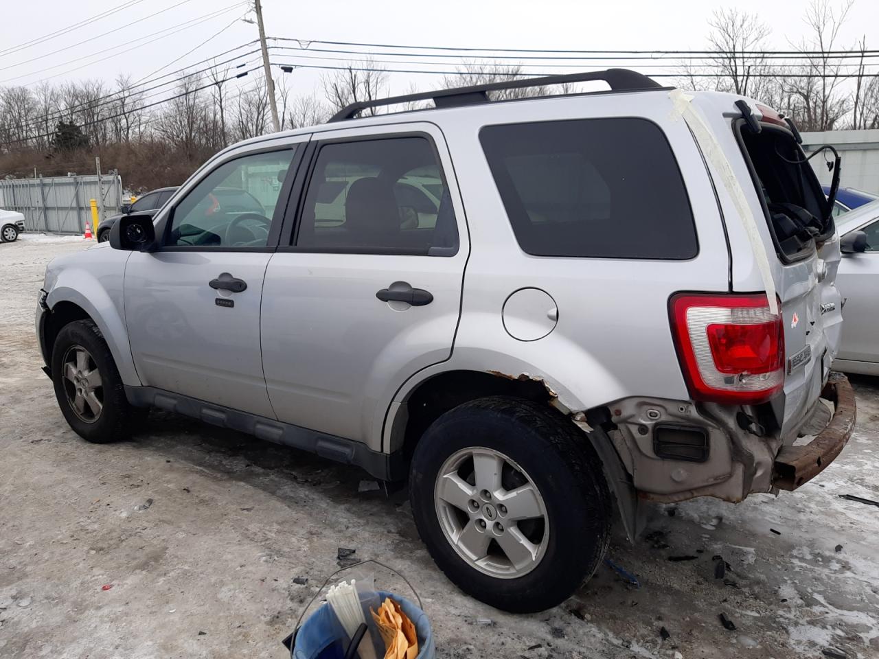 2011 Ford Escape VIN 1FMCU9DG8BKB11458 Copart auction photo, rear end / front end damage thumbnail 2