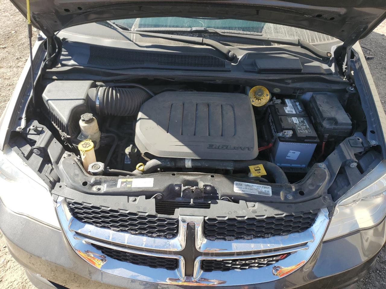 2020 Dodge Caravan VIN 2C4RDGCG1LR170472 Copart auction photo, rear end / side damage thumbnail 11