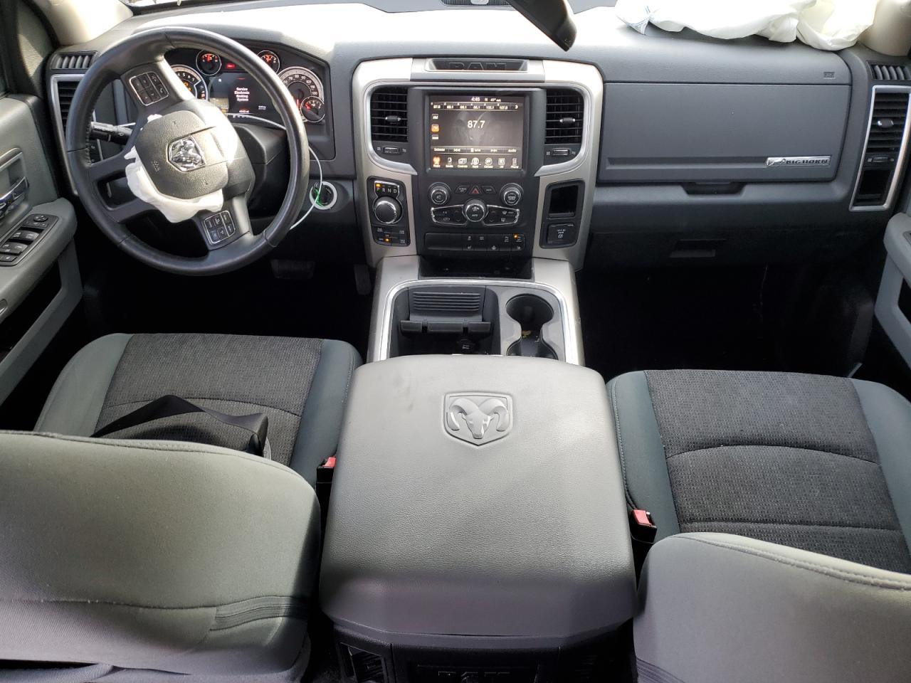 2017 RAM 1500 VIN 1C6RR7LG4HS641335 Copart auction photo, front end damage thumbnail 8