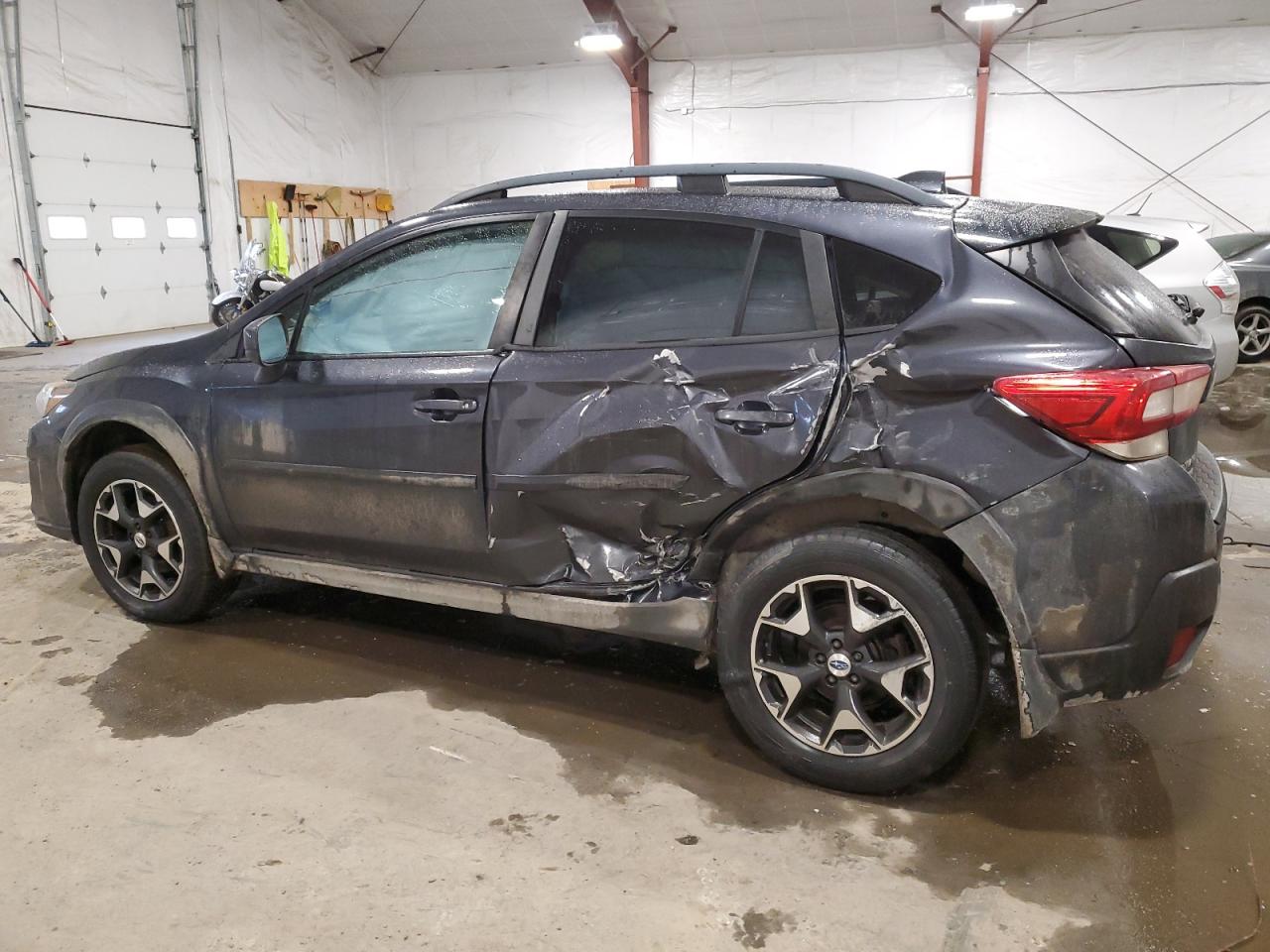 2018 Subaru XV VIN JF2GTABCXJH347777 Copart auction photo, side / rear end damage thumbnail 2