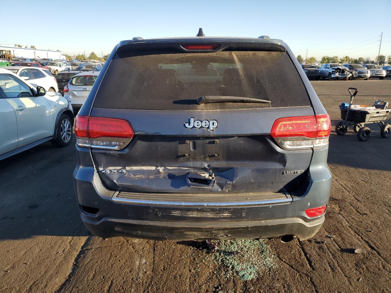 2019 Jeep Grand Cherokee VIN 1C4RJFBG6KC842201 Copart auction photo, front end damage thumbnail 6
