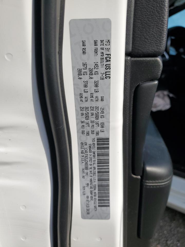 2018 Jeep Grand Cherokee VIN 1C4RJFAG5JC465988 Copart auction photo, front end damage thumbnail 13