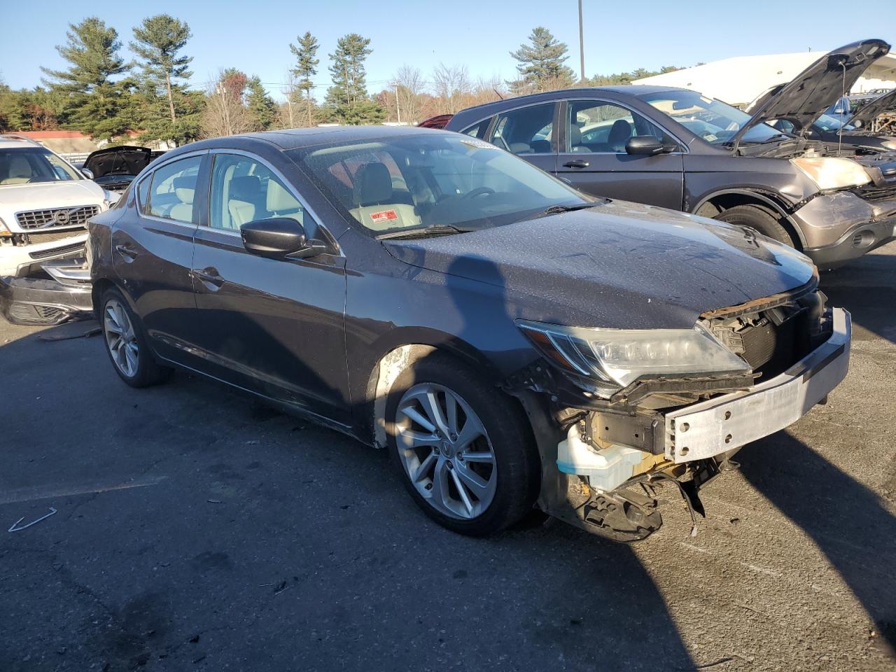2016 Acura ILX VIN 19UDE2F31GA010364 Copart auction photo, rear end / front end damage thumbnail 4