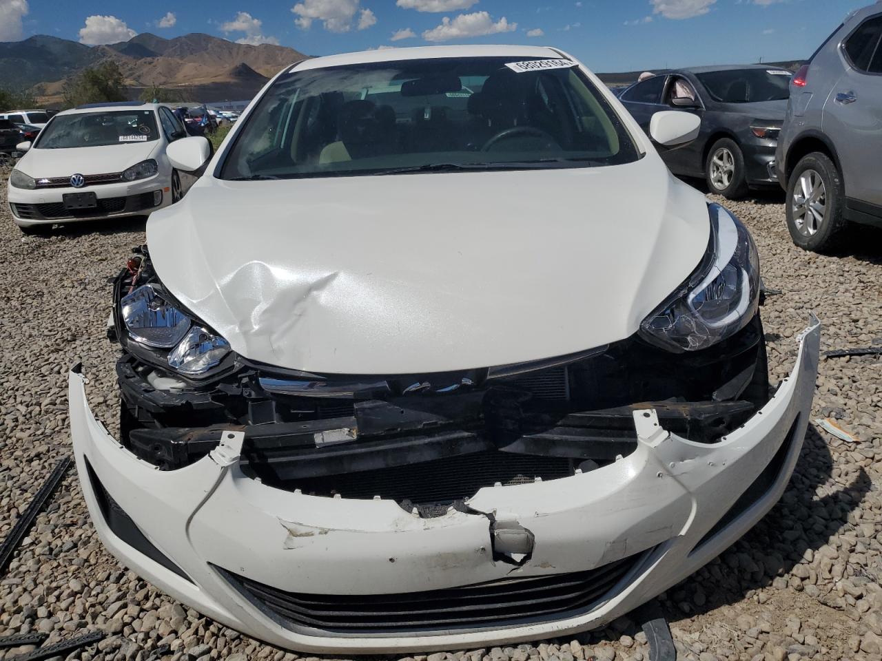 2014 Hyundai Elantra VIN 5NPDH4AE6EH503957 Copart auction photo, front end damage thumbnail 5