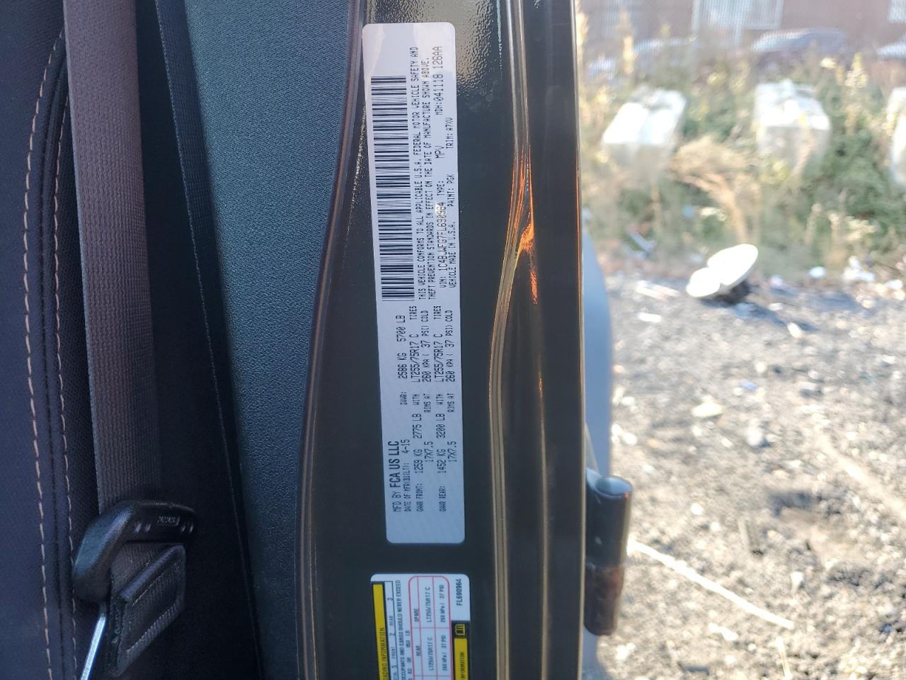 2015 Jeep Wrangler VIN 1C4BJWFG7FL690964 Copart auction photo, front end damage thumbnail 14