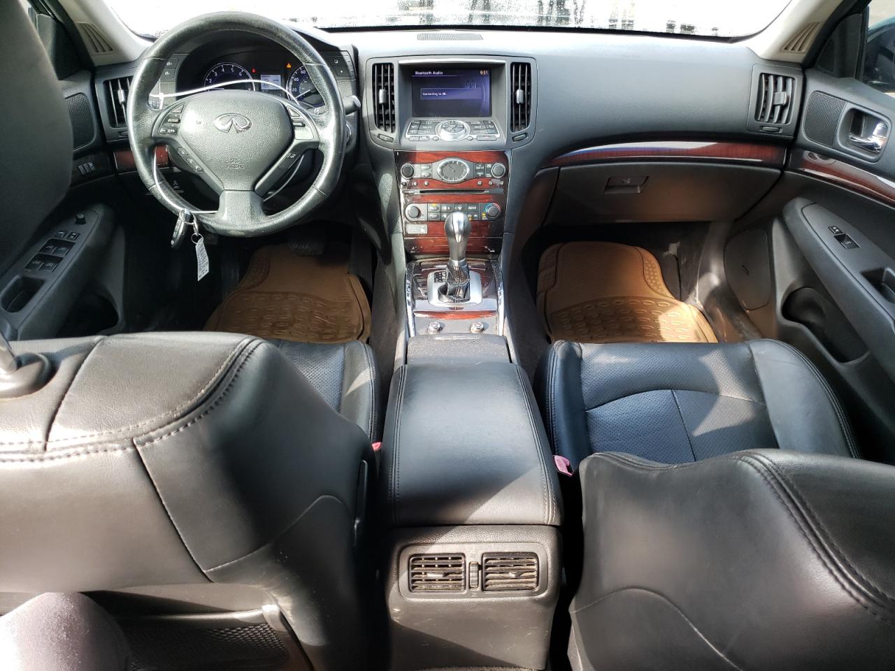 2013 Infiniti G VIN JN1CV6AP6DM715430 Copart auction photo, front end damage thumbnail 8