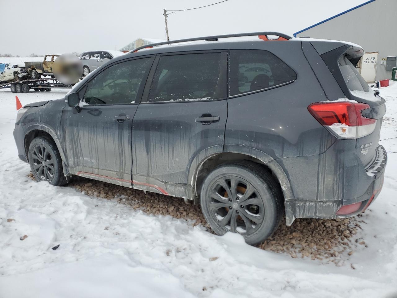 2021 Subaru Forester VIN JF2SKARC6MH430534 Copart auction photo, burn - engine / front end damage thumbnail 2