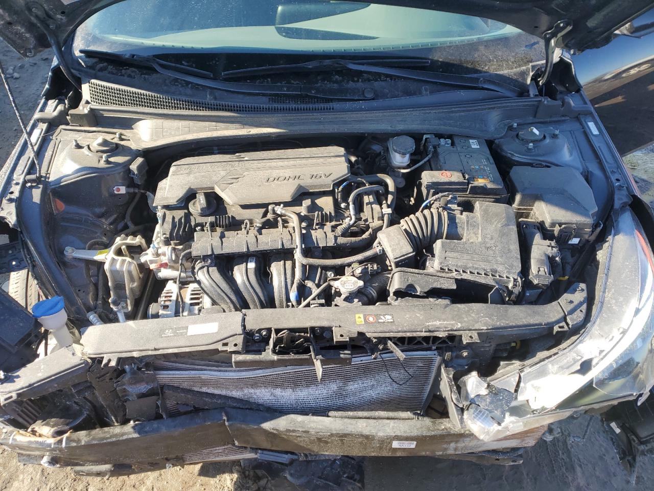 2023 Hyundai Elantra VIN KMHLS4AG7PU445179 Copart auction photo, front end damage thumbnail 11
