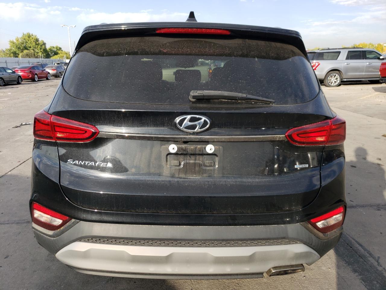 2019 Hyundai Santa Fe VIN 5NMS3CAD5KH049751 Copart auction photo, hail / undercarriage damage thumbnail 6