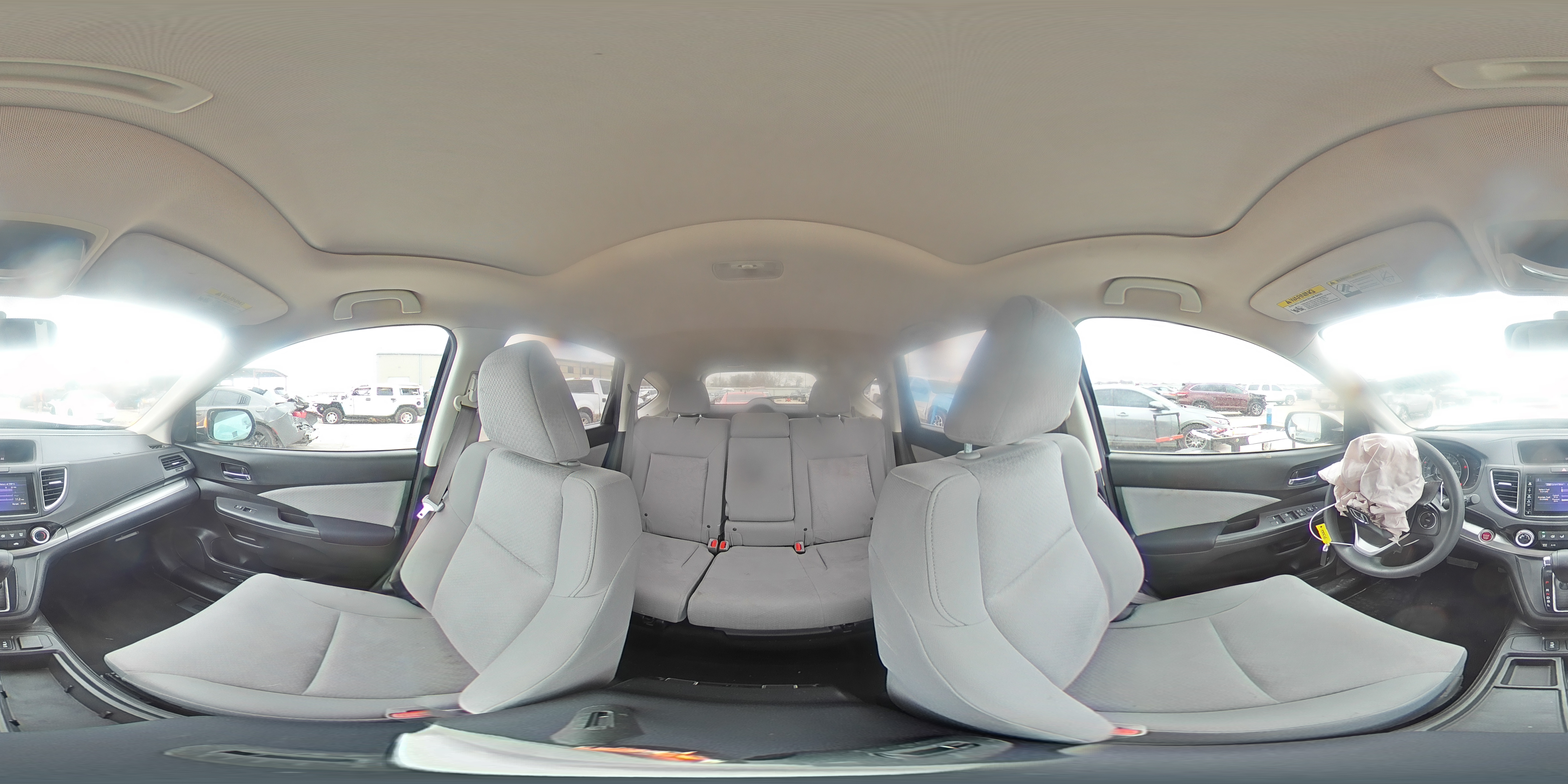 2015 Honda CR-V VIN 3CZRM3H56FG710256 Copart auction photo, front end / hail damage thumbnail 14
