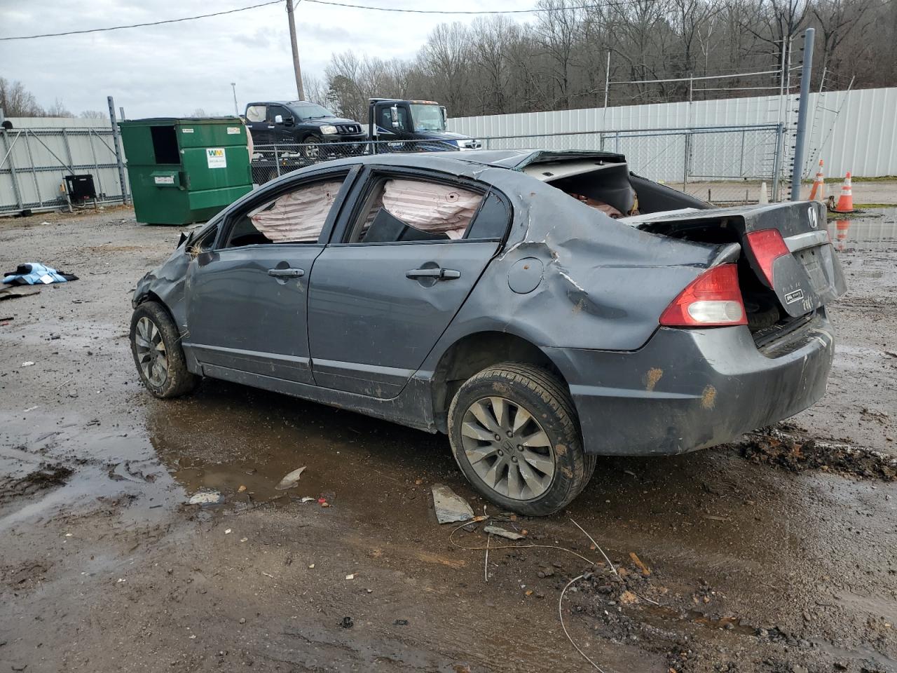 2009 Honda Civic VIN 2HGFA16849H360702 Copart auction photo, all over damage thumbnail 2