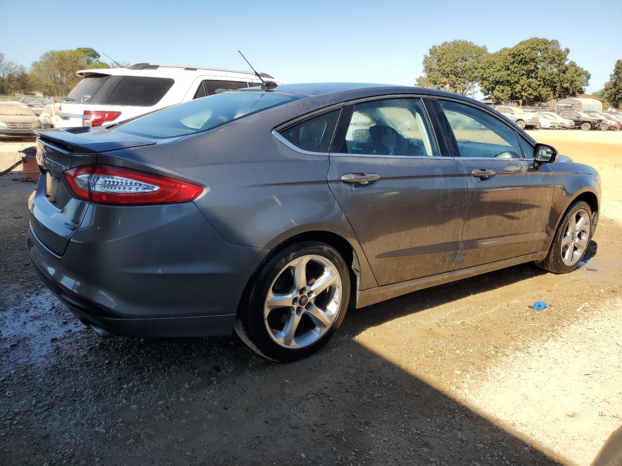 2014 Ford Fusion VIN 1FA6P0HD4E5364712 Copart auction photo, front end damage thumbnail 3